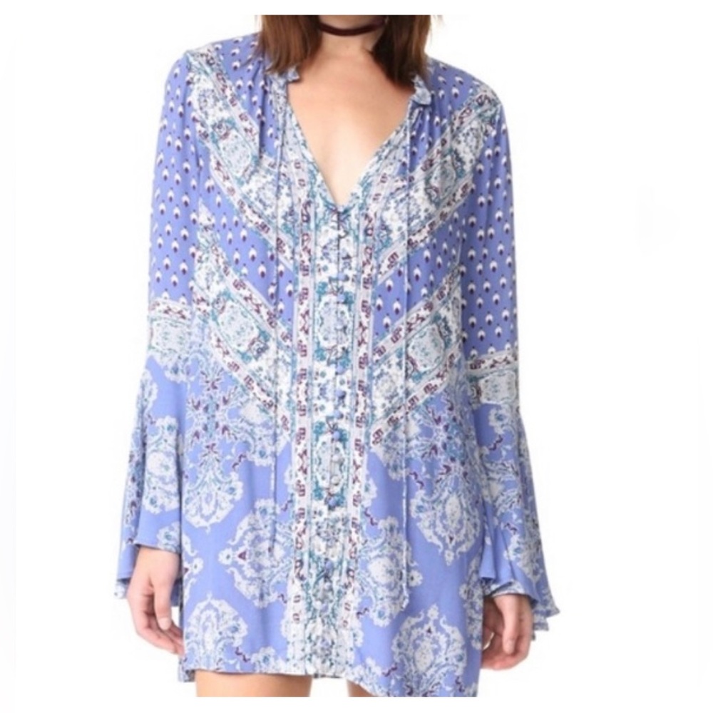 Free People Bell Sleeve Dress